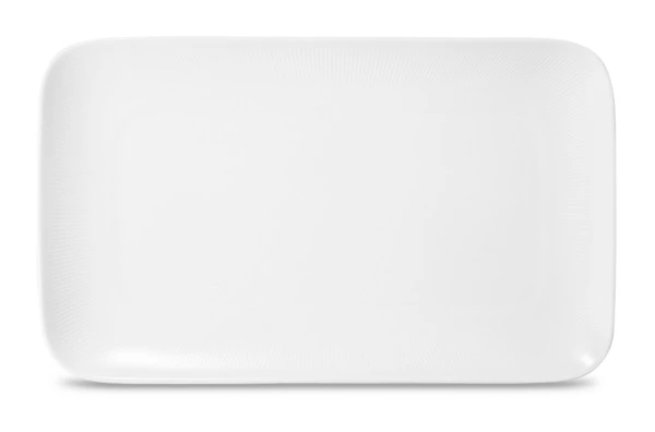 Блюдо прямоугольное Decor de table Плиссе 35,8х21,4 см, фарфор костяной, п/к