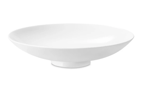 Блюдо на ножке-салатник Decor de table Плиссе 1,2 л, 26,1 см, фарфор костяной, п/к