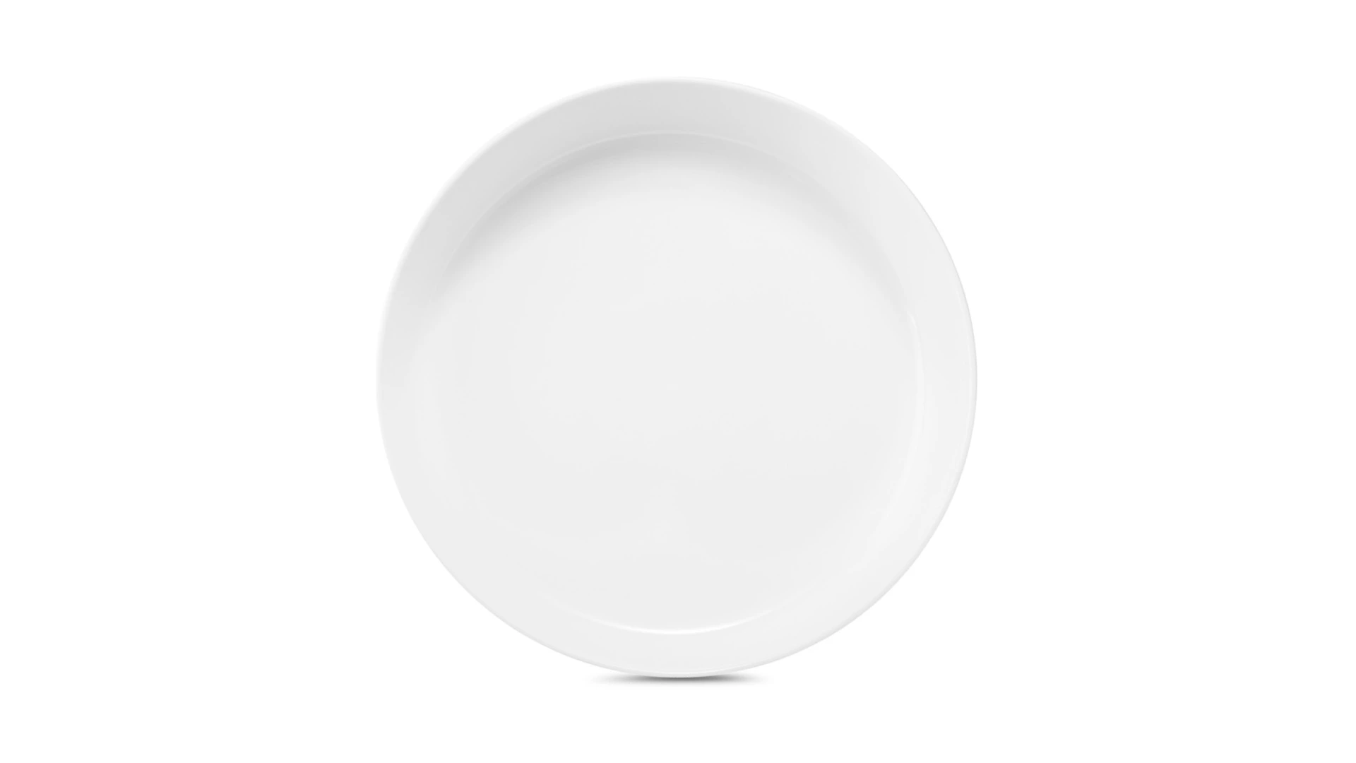 Блюдо на ножке Decor de table Плиссе d20,6хh9,5 см, фарфор костяной, п/к