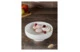 Блюдо на ножке Decor de table Плиссе d20,6хh9,5 см, фарфор костяной, п/к