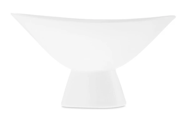 Чаша на ножке Decor de table Плиссе 230 мл, фарфор костяной