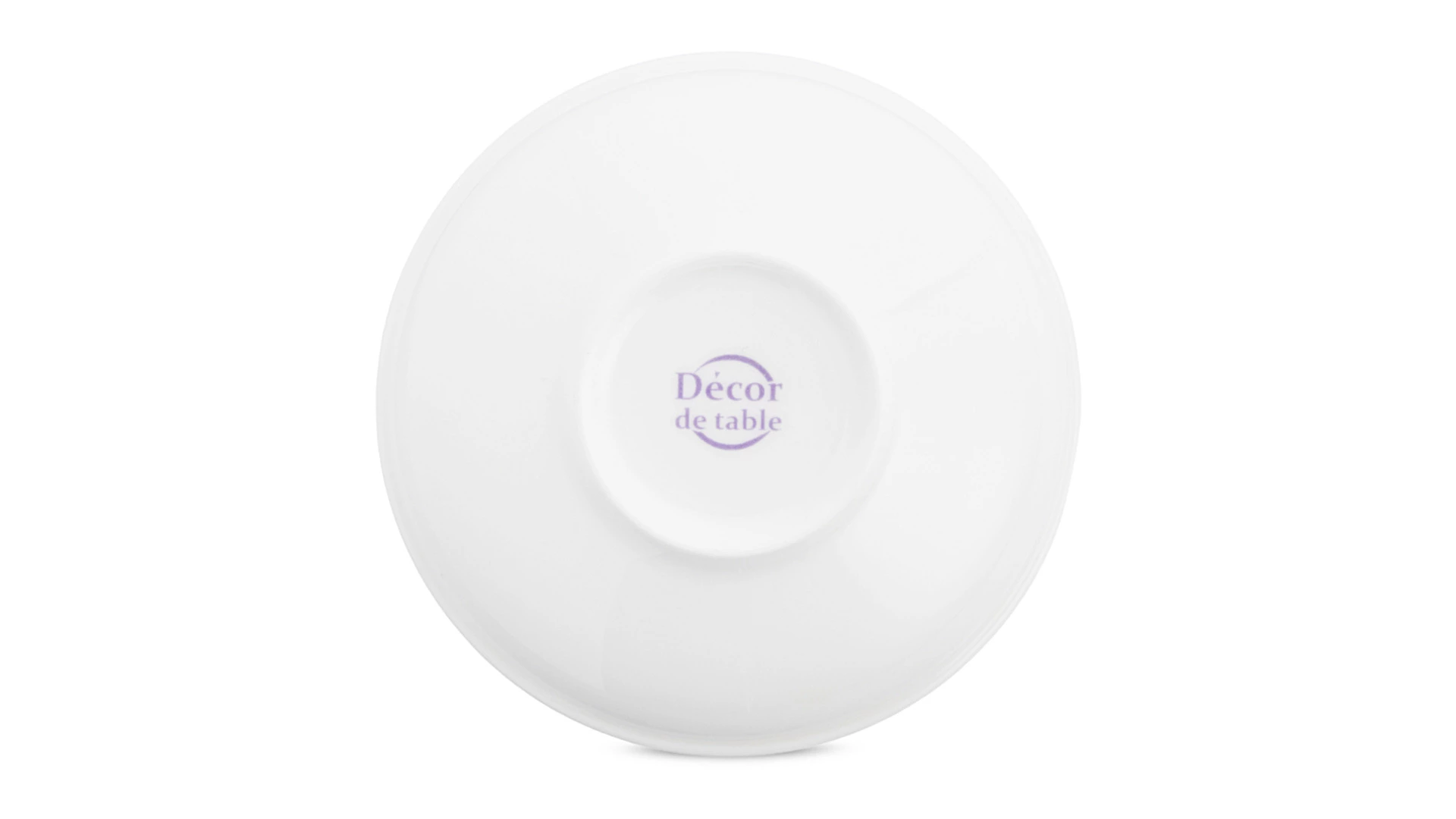 Набор салатников порционных Decor de table Плиссе 250 мл, d10,3хh5,5 см, 6 шт, фарфор костяной, п/к