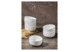Набор салатников порционных Decor de table Плиссе 250 мл, d10,3хh5,5 см, 6 шт, фарфор костяной, п/к