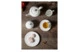 Сервиз чайный Decor de table Плиссе на 6 персон 21 предмет, фарфор костяной, п/к