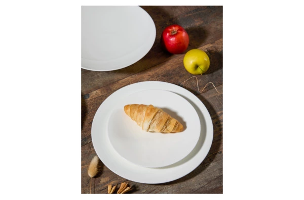 Сервиз столовый Decor de table Плиссе на 6 персон 20 предметов, фарфор костяной, п/к