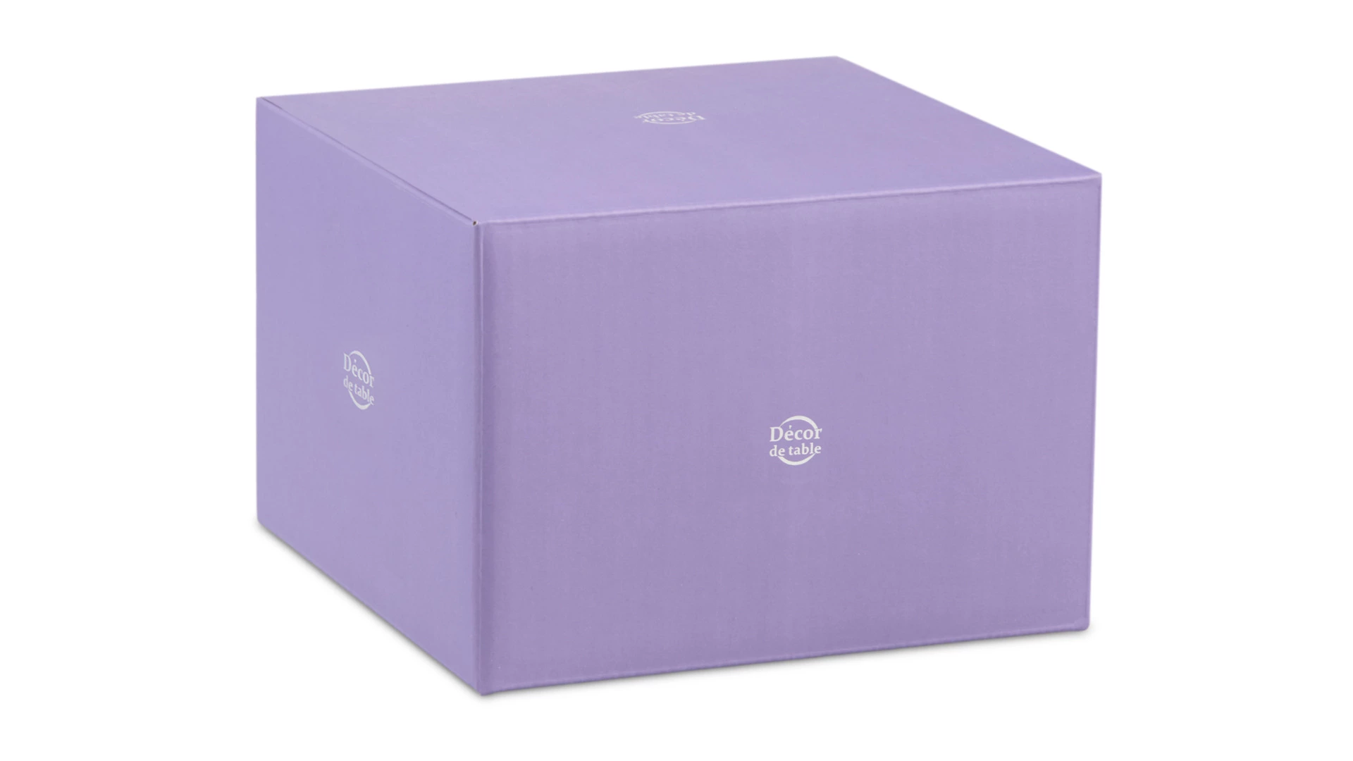 Сервиз столовый Decor de table Плиссе на 6 персон 20 предметов, фарфор костяной, п/к