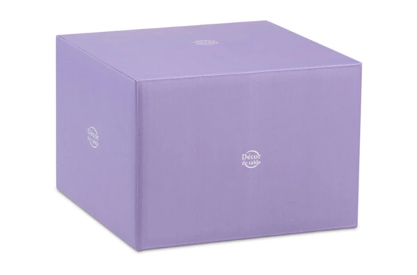 Сервиз столовый Decor de table Плиссе на 6 персон 20 предметов, фарфор костяной, п/к