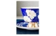 Чашка чайная с блюдцем Decor de table Винтаж Магнолия 240 мл, фарфор костяной, ультрамарин, п/к