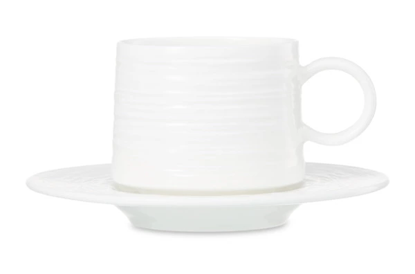 Набор чашек кофейных с блюдцем Decor de table Винтаж 90 мл, 2 шт, фарфор костяной, п/к