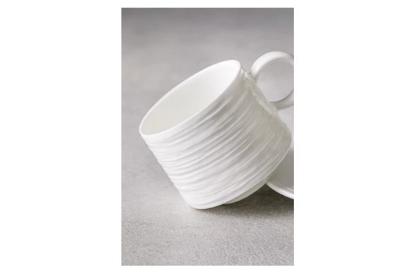 Набор чашек кофейных с блюдцем Decor de table Винтаж 90 мл, 2 шт, фарфор костяной, п/к