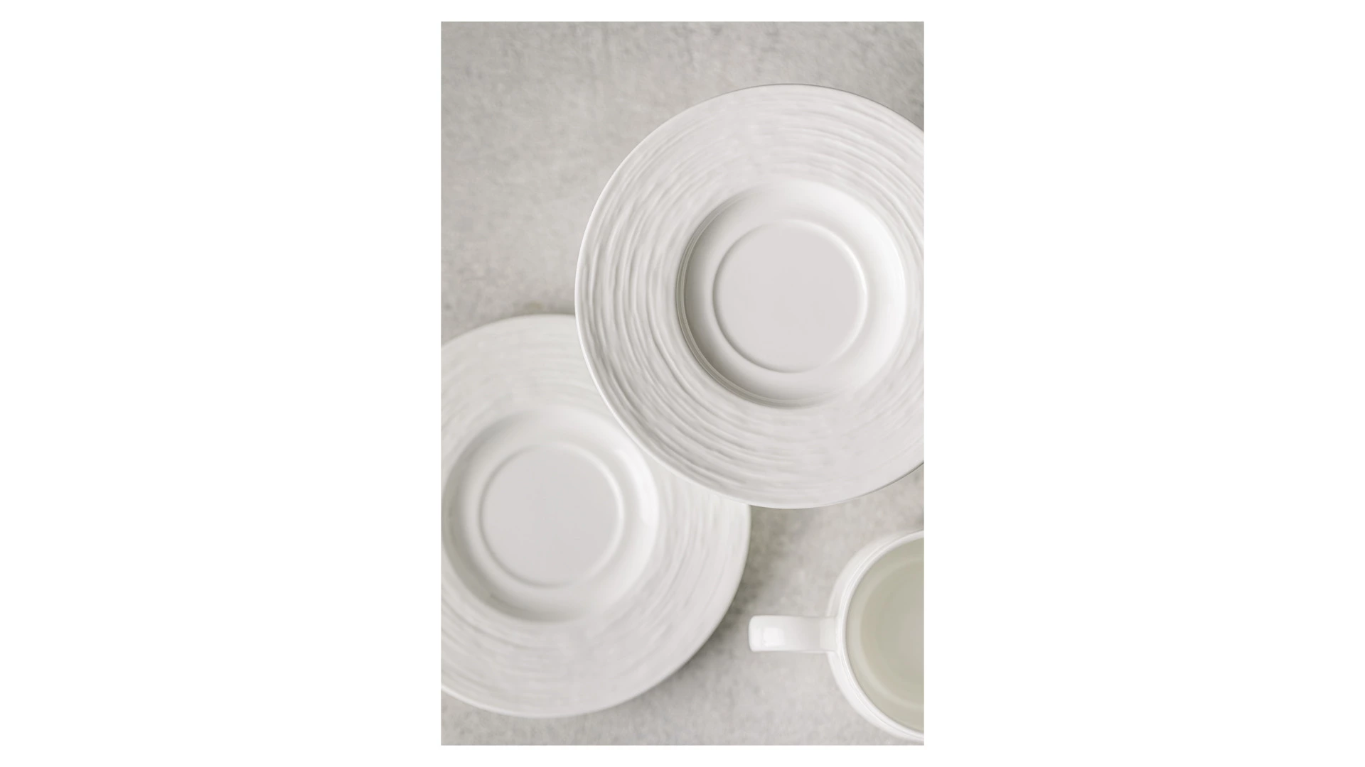 Набор чашек кофейных с блюдцем Decor de table Винтаж 90 мл, 2 шт, фарфор костяной, п/к