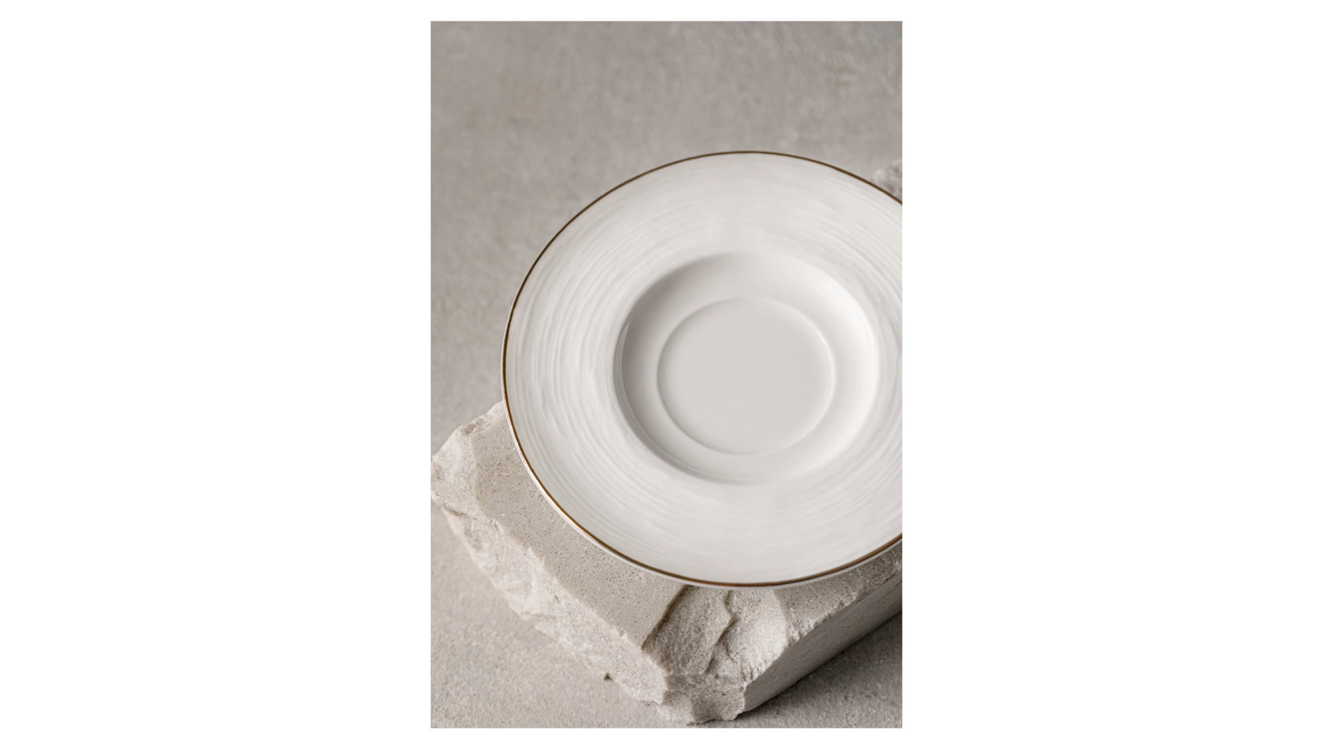 Набор чашек кофейных с блюдцем Decor de table Винтаж 90 мл, 2 шт, фарфор костяной, золотой кант, п/к