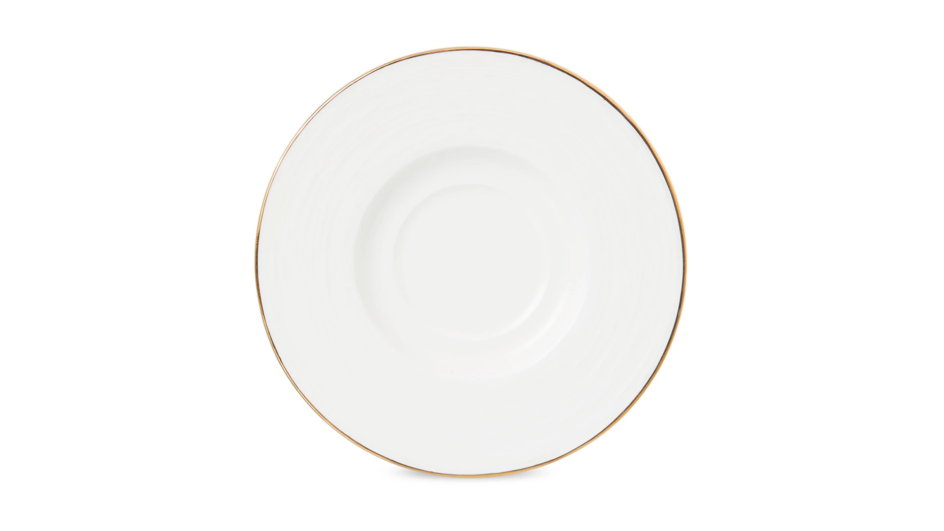 Набор чашек кофейных с блюдцем Decor de table Винтаж 90 мл, 2 шт, фарфор костяной, золотой кант, п/к