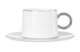 Набор чашек кофейных с блюдцем Decor de table Винтаж 90 мл, 2 шт, фарфор костяной, платин кант, п/к