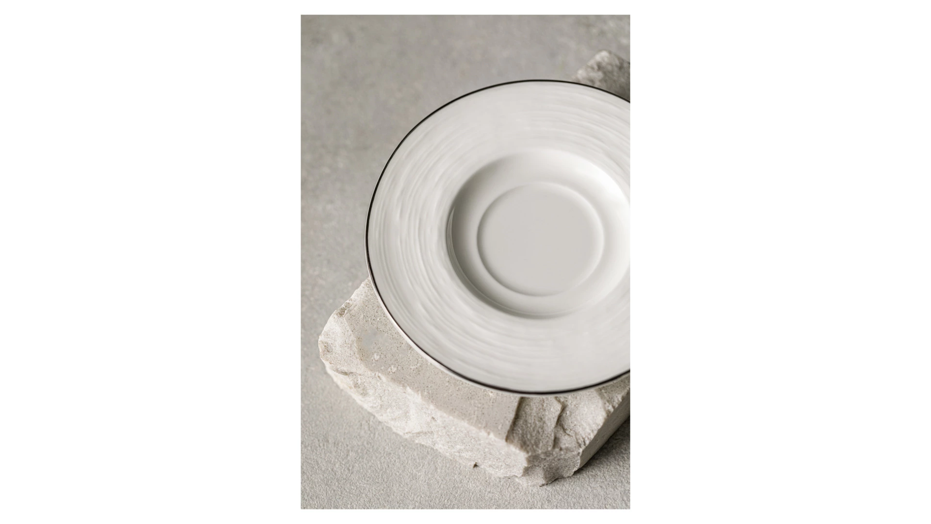 Набор чашек кофейных с блюдцем Decor de table Винтаж 90 мл, 2 шт, фарфор костяной, платин кант, п/к