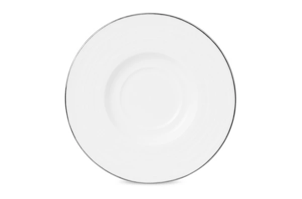 Набор чашек кофейных с блюдцем Decor de table Винтаж 90 мл, 2 шт, фарфор костяной, платин кант, п/к