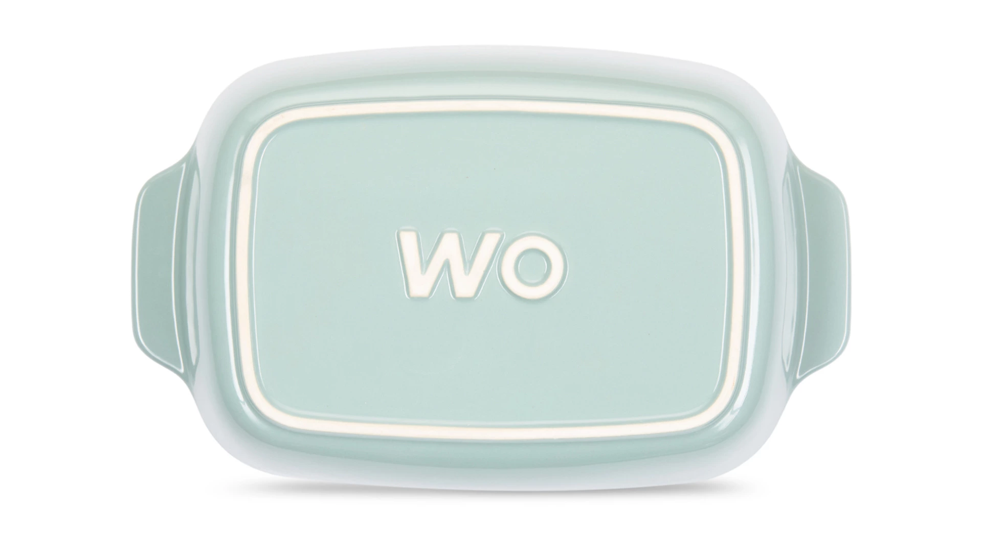 Форма для запекания WO HOME Paola 26,5х16,5x5,3 см, 940 мл, жаропрочная керамика, зеленая