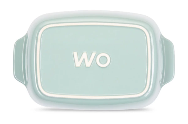 Форма для запекания WO HOME Paola 26,5х16,5x5,3 см, 940 мл, жаропрочная керамика, зеленая