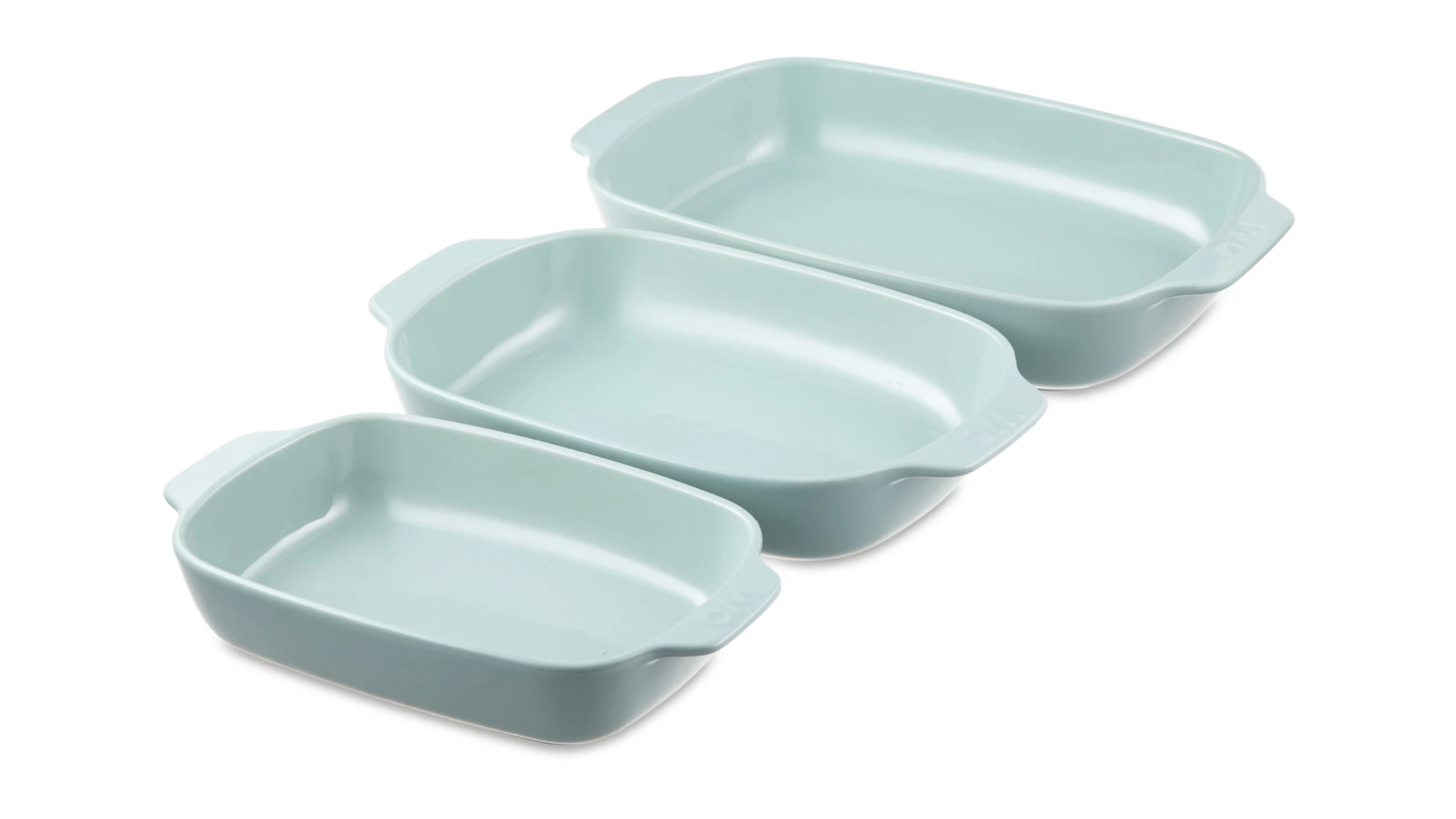 Форма для запекания WO HOME Paola 31х19,3x5,5 см, 1,6 л, жаропрочная керамика, зеленая