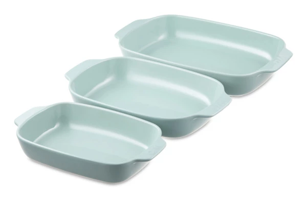 Форма для запекания WO HOME Paola 31х19,3x5,5 см, 1,6 л, жаропрочная керамика, зеленая