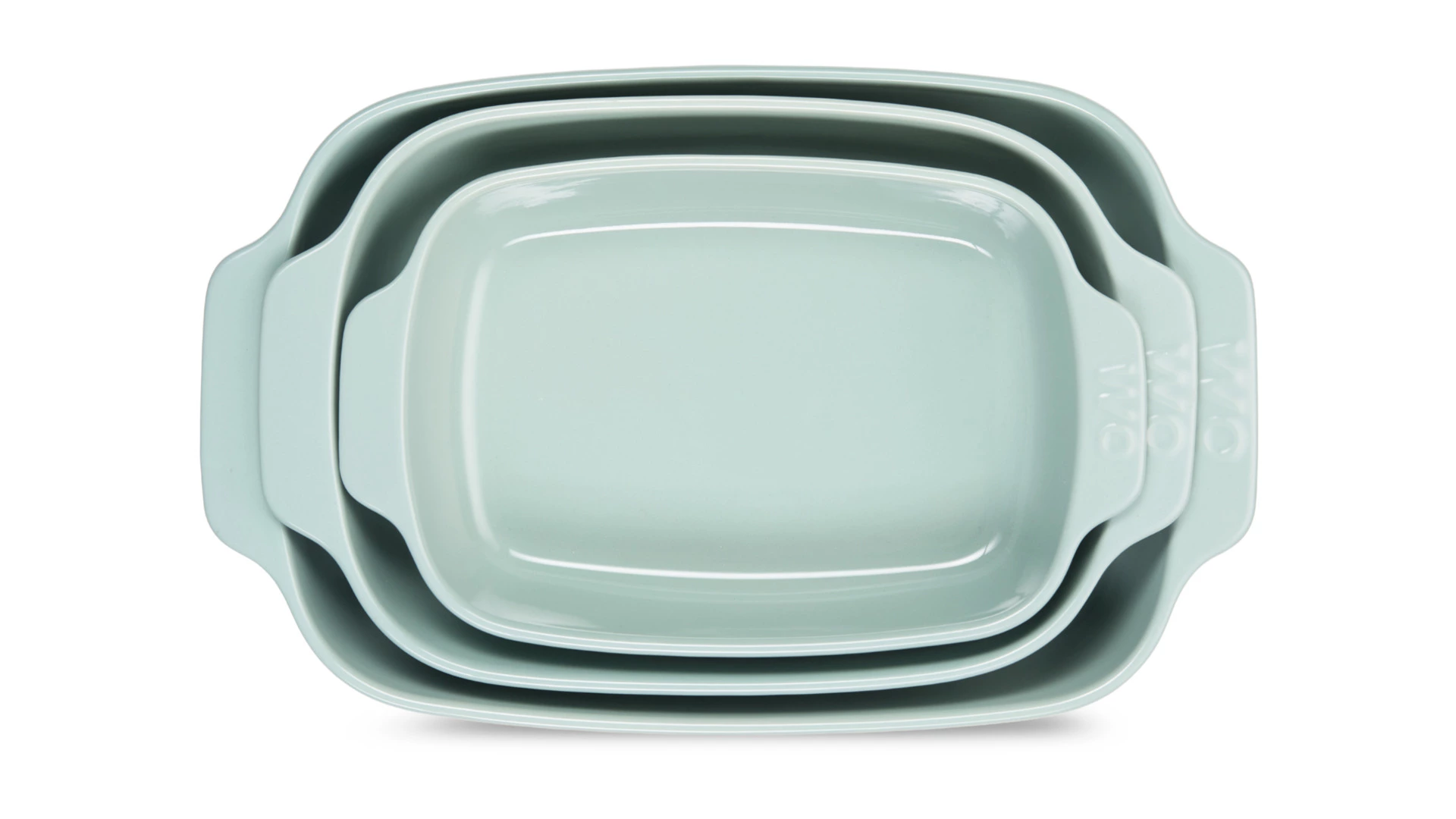 Форма для запекания WO HOME Paola 31х19,3x5,5 см, 1,6 л, жаропрочная керамика, зеленая