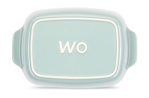 Форма для запекания WO HOME Paola 31х19,3x5,5 см, 1,6 л, жаропрочная керамика, зеленая