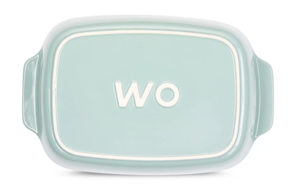 Форма для запекания WO HOME Paola 35х22,2x6 см, 2,3 л, жаропрочная керамика, зеленая