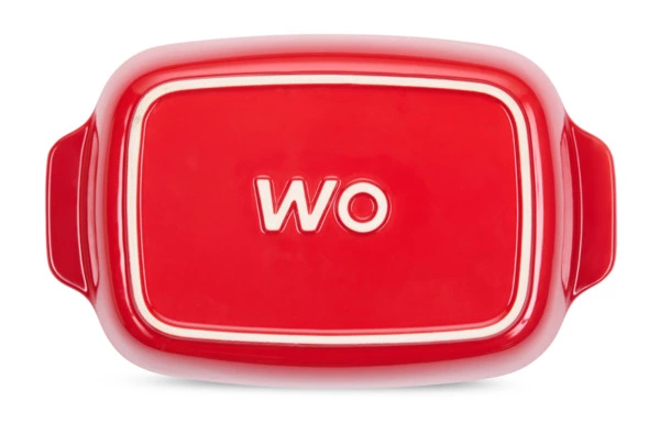 Форма для запекания WO HOME Paola 26,5х16,5x5,3 см, 940 мл, жаропрочная керамика, красная