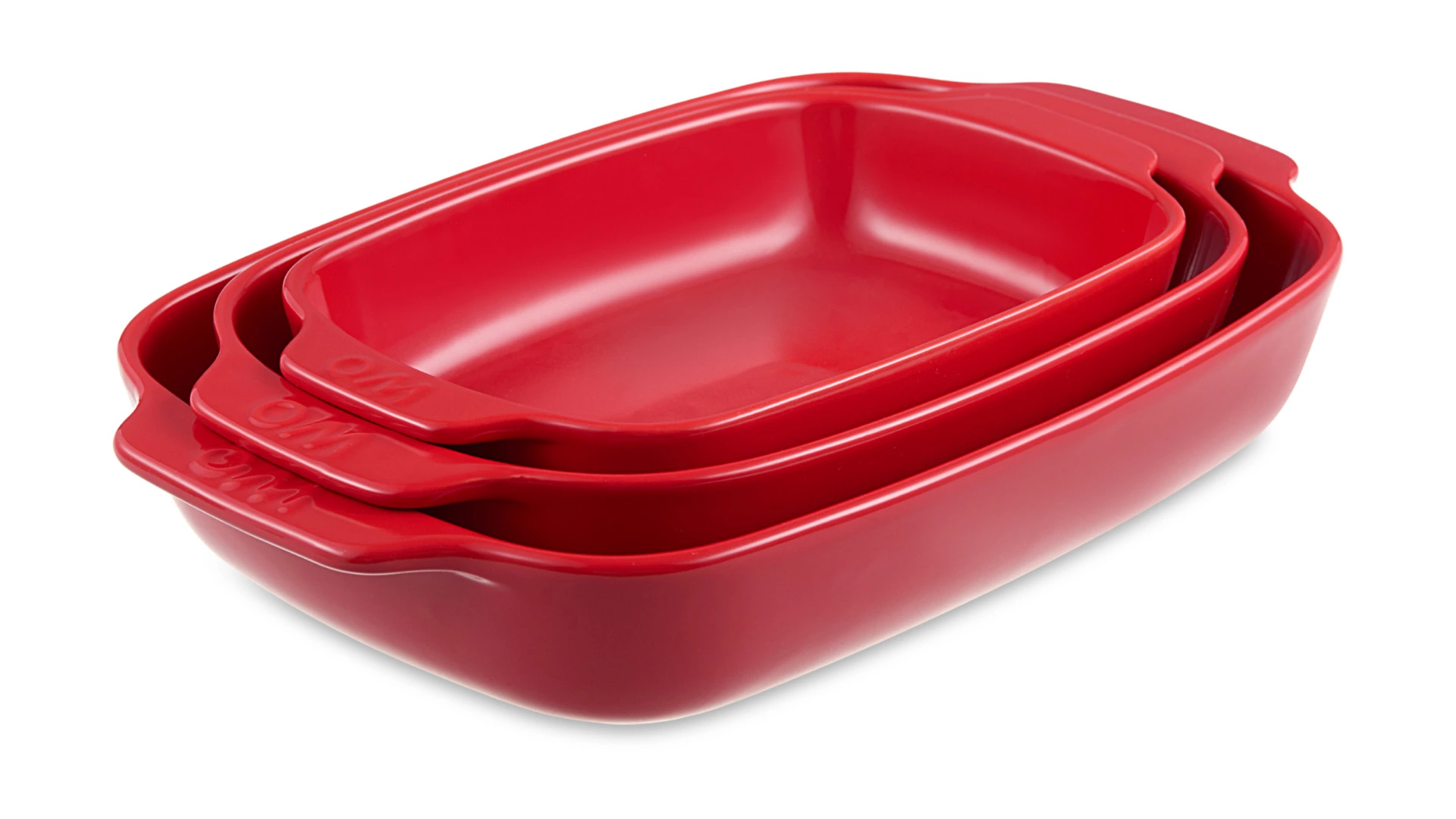 Форма для запекания WO HOME Paola 31х19,3x5,5 см, 1,6 л, жаропрочная керамика, красная