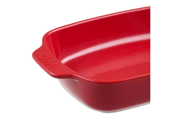 Форма для запекания WO HOME Paola 31х19,3x5,5 см, 1,6 л, жаропрочная керамика, красная