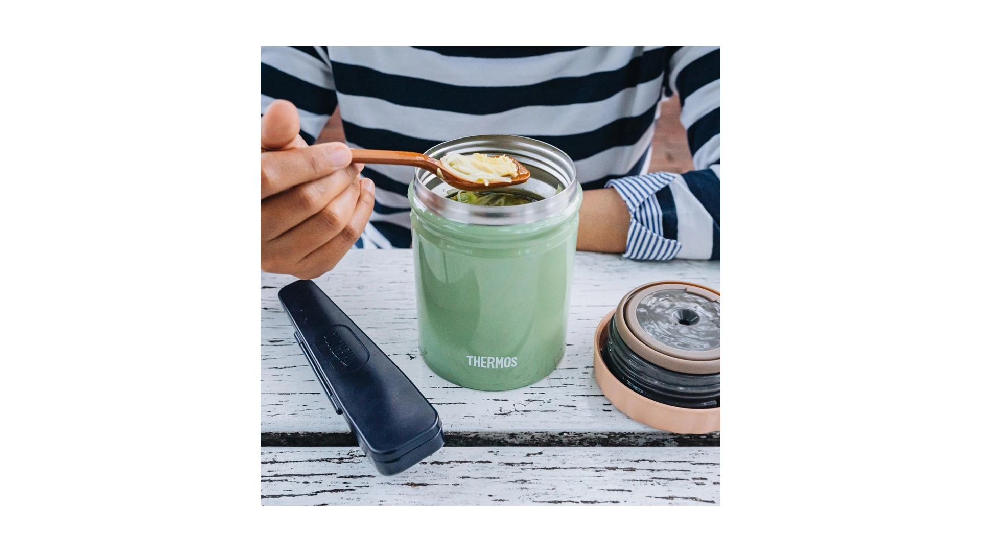 Термос THERMOS JBT-501 KKI, 500 мл, сталь нержавеющая, оливковый, п/к (562548)