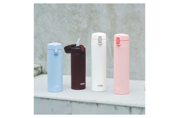 Термокружка THERMOS FJM-350 LB, 350 мл, сталь нержавеющая, голубая, п/к (562524)