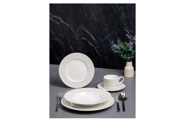 Сервиз чайно-столовый Decor de table София на 6 персон 30 предметов, фарфор, п/к