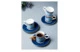 Набор чашек кофейных с блюдцами Decor de table Стайл 100 мл, 4 шт, фарфор