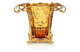 Ведро под шампанское Cluev Decor 33х44х37 см, хрусталь, янтарное, бронза, позолота, п/к