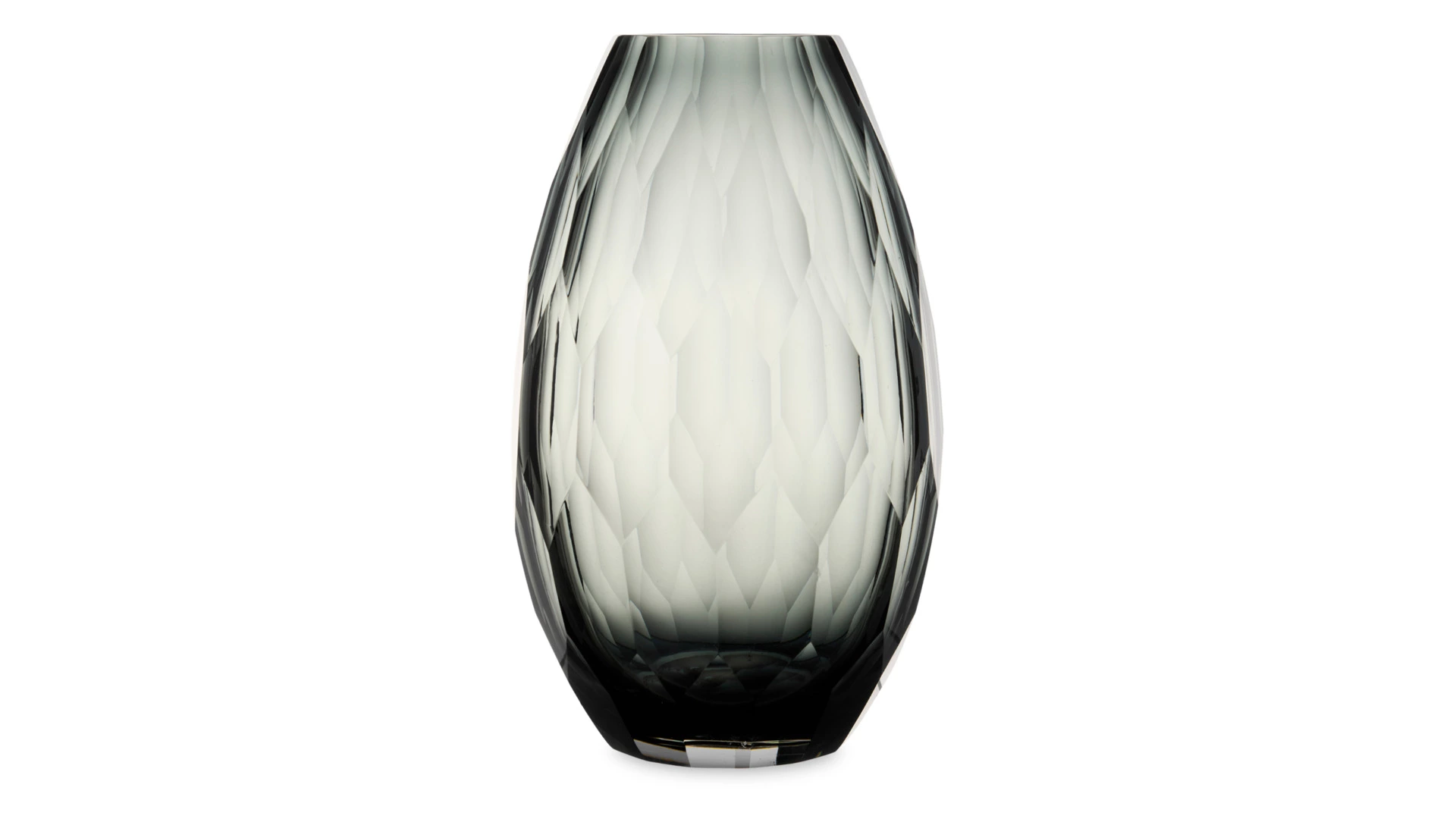 Ваза Decor de table Дальян 29 см, стекло, дымчатая