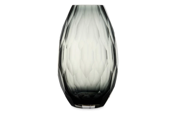 Ваза Decor de table Дальян 29 см, стекло, дымчатая