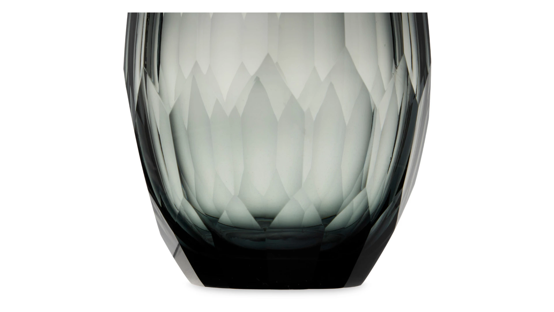 Ваза Decor de table Дальян 29 см, стекло, дымчатая