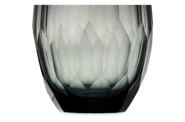 Ваза Decor de table Дальян 29 см, стекло, дымчатая
