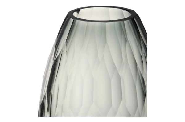 Ваза Decor de table Дальян 29 см, стекло, дымчатая