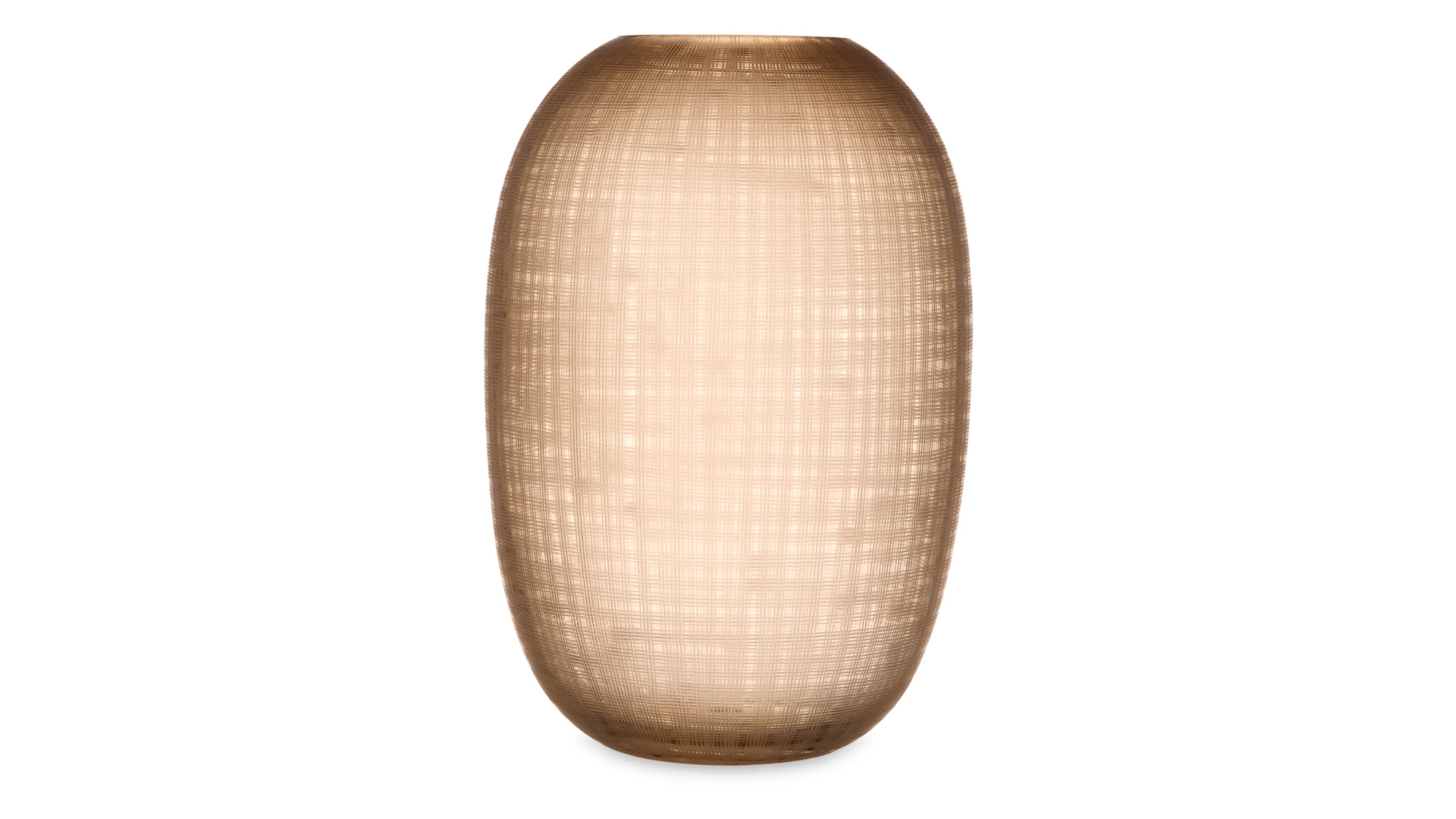 Ваза Decor de table Дальян 29,5 см, стекло, песочная