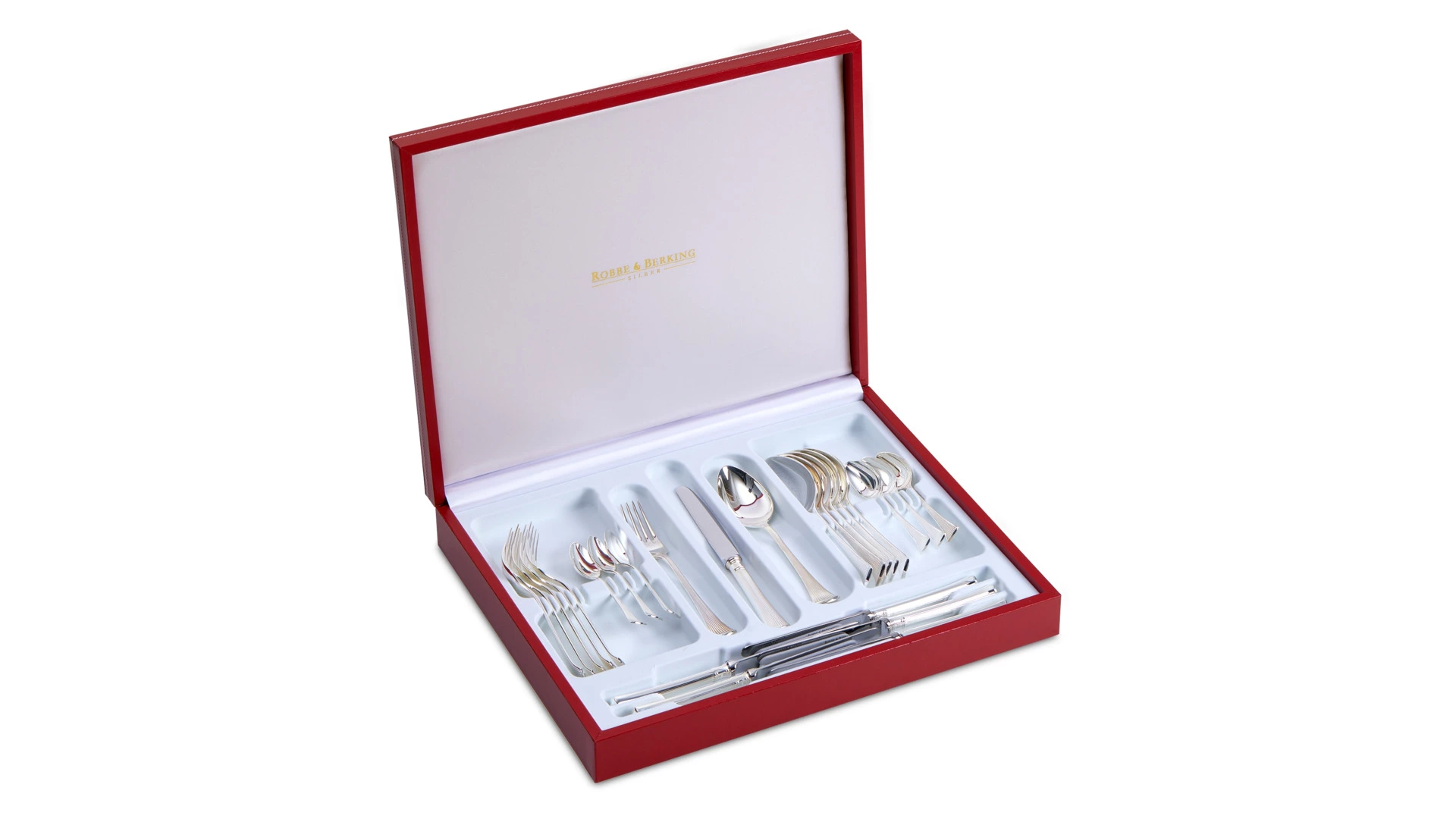 Набор столовых приборов Robbe&Berking Авеню 24 предмета на 6 персон, посеребрение, п/к