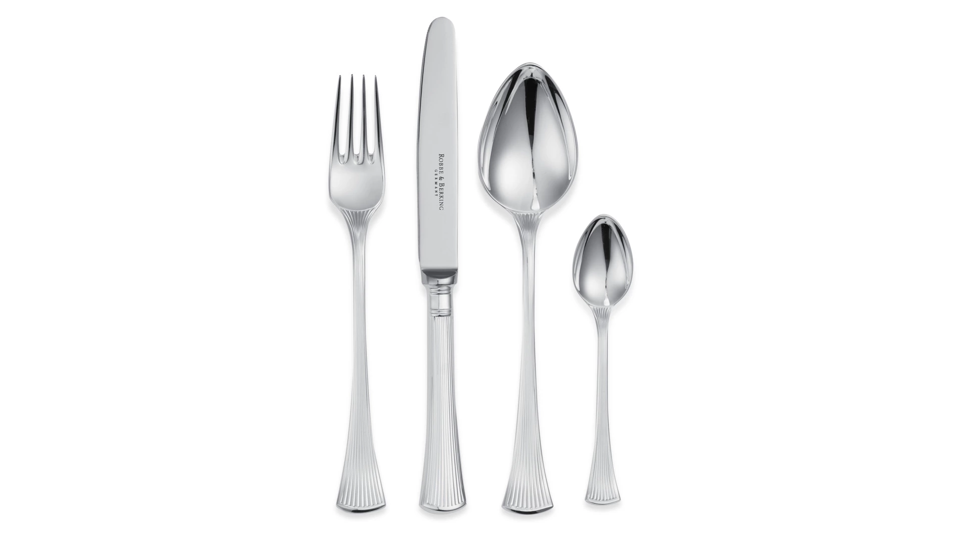 Набор столовых приборов Robbe&Berking Авеню 24 предмета на 6 персон, посеребрение, п/к