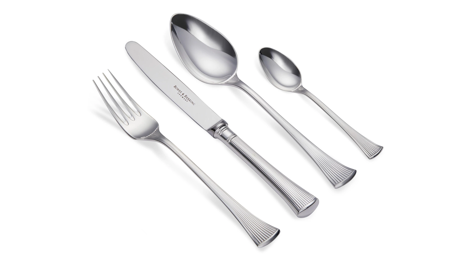 Набор столовых приборов Robbe&Berking Авеню 24 предмета на 6 персон, посеребрение, п/к