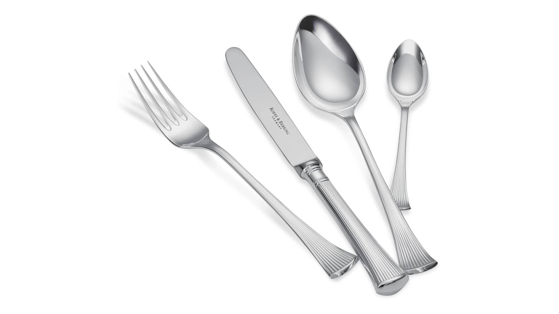 Набор столовых приборов Robbe&Berking Авеню 24 предмета на 6 персон, посеребрение, п/к