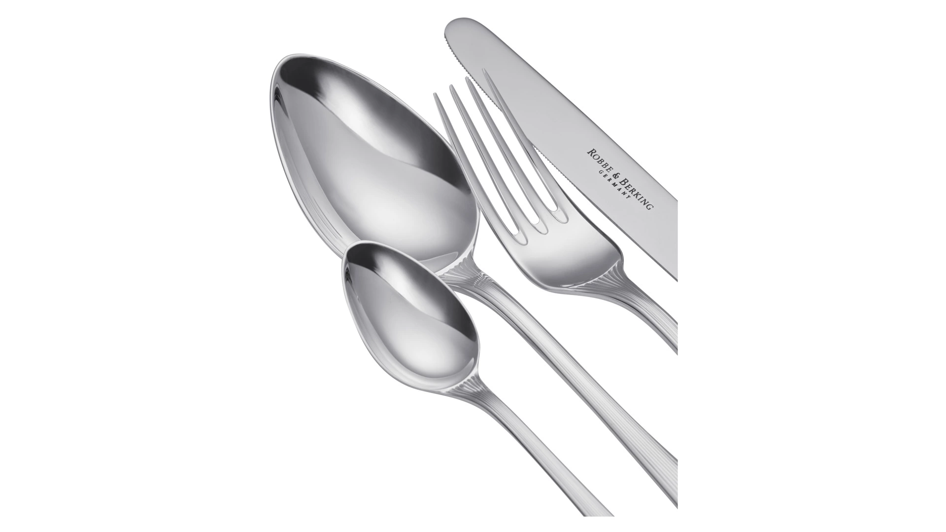 Набор столовых приборов Robbe&Berking Авеню 24 предмета на 6 персон, посеребрение, п/к