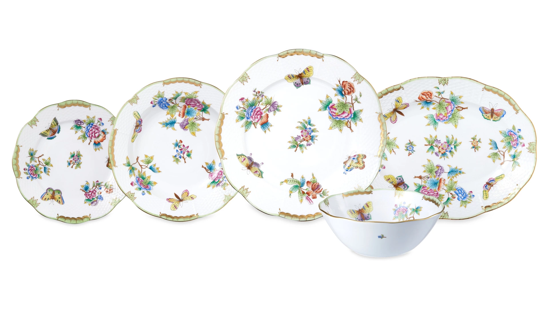 Сервиз столовый Herend Виктория на 6 персон 20 предметов, фарфор