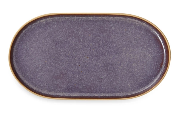 Блюдо овальное Portmeirion Минералы Аметист 34х18 см, керамика