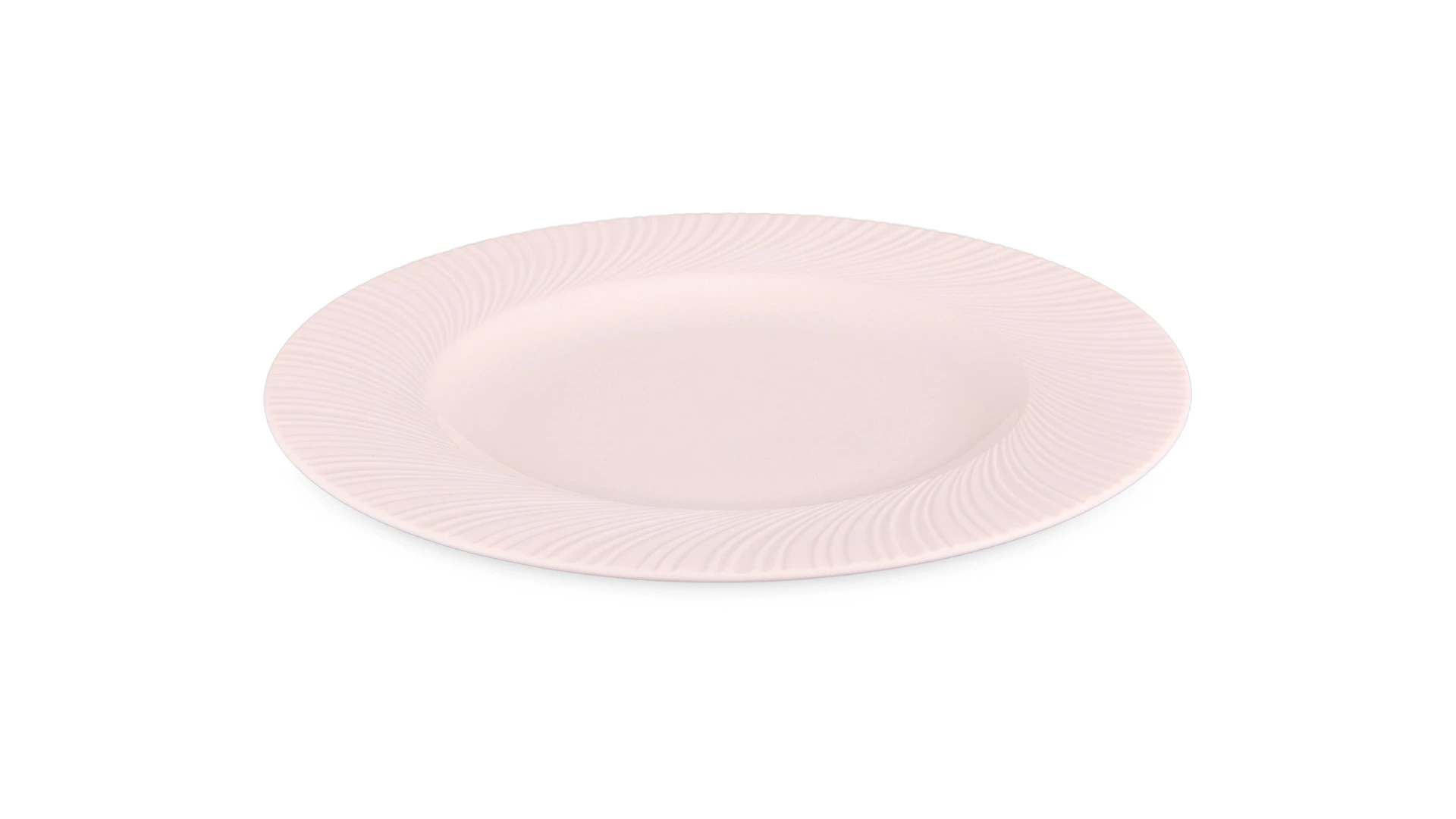 Сервиз чайно-столовый Decor de table Рассвет на 1 персону 4 предмета, рельеф, фарфор, розовый