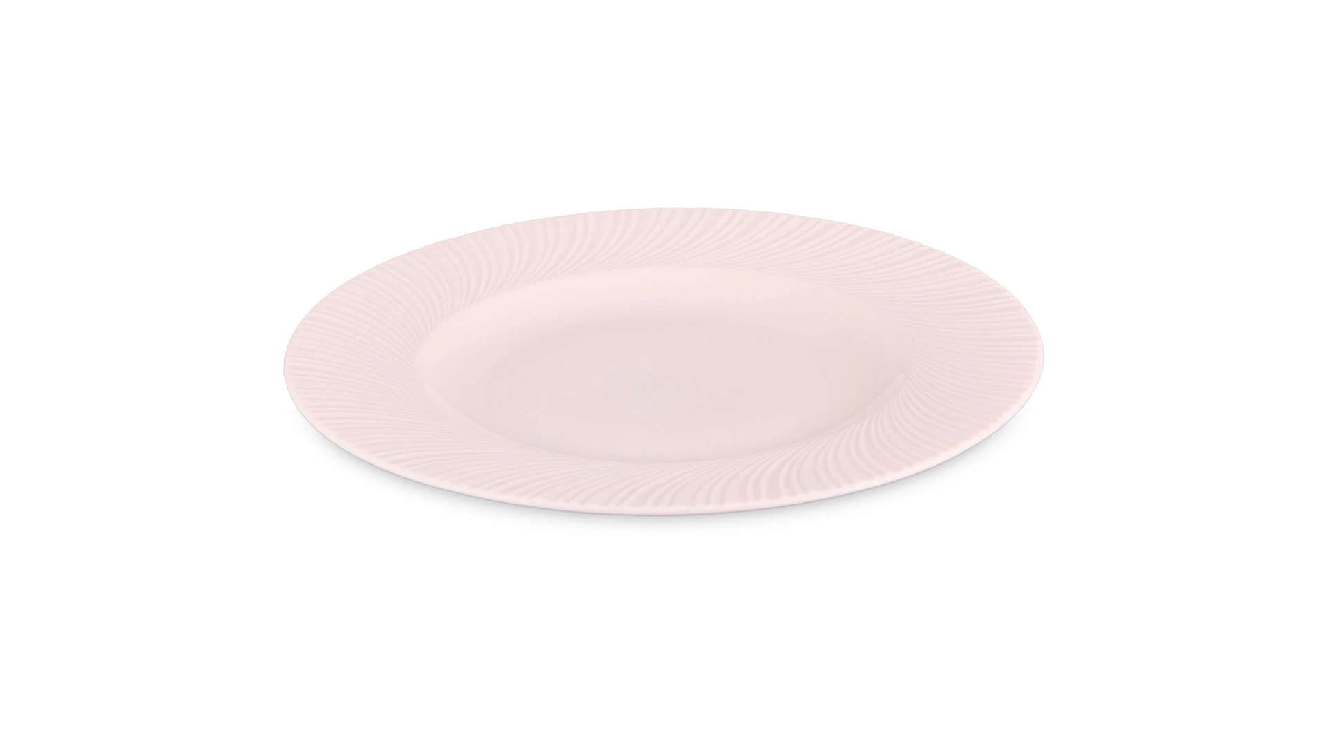 Сервиз чайно-столовый Decor de table Рассвет на 1 персону 4 предмета, рельеф, фарфор, розовый